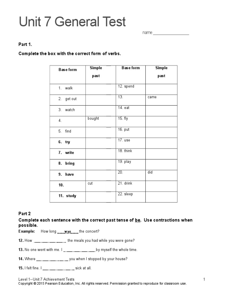 Unit 7 | PDF
