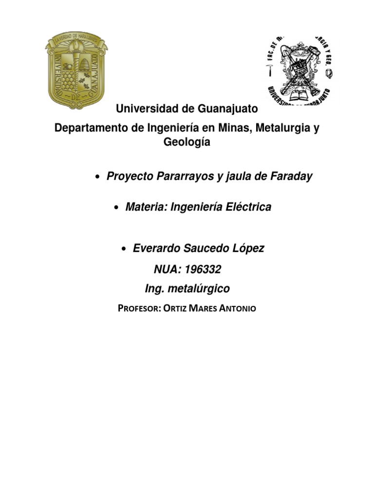 Pararrayos y Faraday | PDF