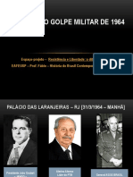 Crônica Do Golpe Militar de 1962 Aula de Espaço Projeto