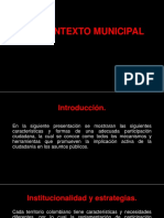Participación ciudadana en el contexto municipal