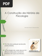 A Construção Histórica da Psicologia
