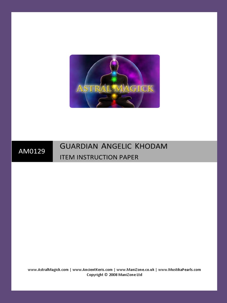 Am0129 Khodam Malaikat Guardian Angelic Khodam PDF | PDF | Spirituality ...