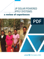 UNICEF Solar Powered Water System Assessment