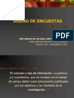 Diseño de Encuestas