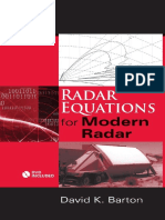 Radar Equations For Modern Radar PDF