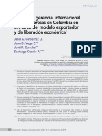 UCOR 2020-1. para Comprension de Lectura - Estructura y Fundamentos de La Gerencia Internacional Colombia (11p) OK