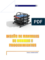 Diseño de Manuales de Normas y Procedimientos 8h Manual