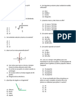 Examen 5to Grado Matematicas Bloque1y2