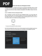 Getting Started With SQL Server Management Studio