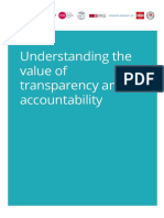 Understanding The Value of Transparency and Accountability Paper 1