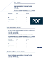 Inventory Cost Flow Methods With Solutions