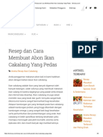 Resep dan Cara Membuat Abon Ikan Cakalang Yang Pedas - Selerasa.com