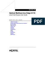 Optical Multi Service Edge Nortel
