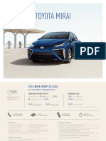 TOYOTA 2016-Mirai- FUEL CELL Product-Sheet
