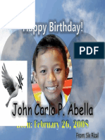 Tarpaulin Bday Layout