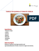 TABULE DE QUINOA E TOMATE CEREJA