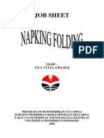 Job Sheet Napkin Folding PDF