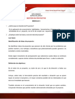 Gestión de Protectos - Examen 1