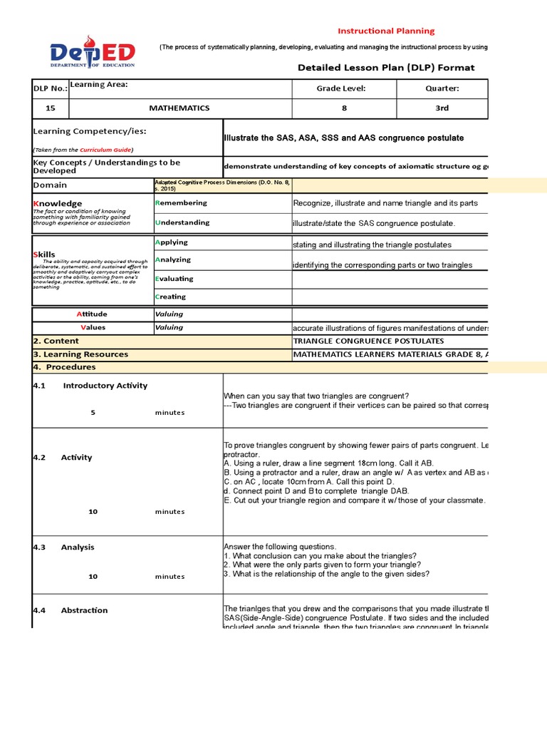 Systematically Planning Effective Mathematics Instruction: An Example ...