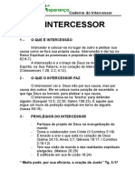 Caderno do Intercessor: O que é e os privilégios da intercessão