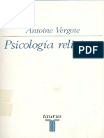 Antoine Vergote Psicologia Religiosa PDF