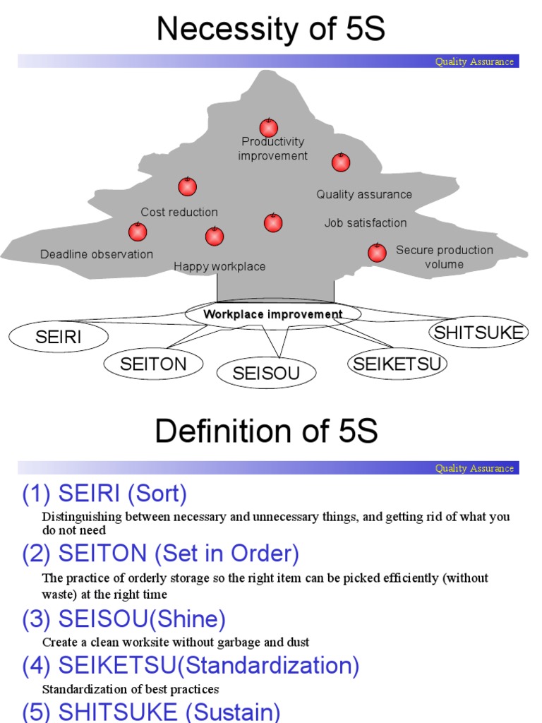 Seiri Seiton Seiketsu Seisou Shitsuke | PDF | Business