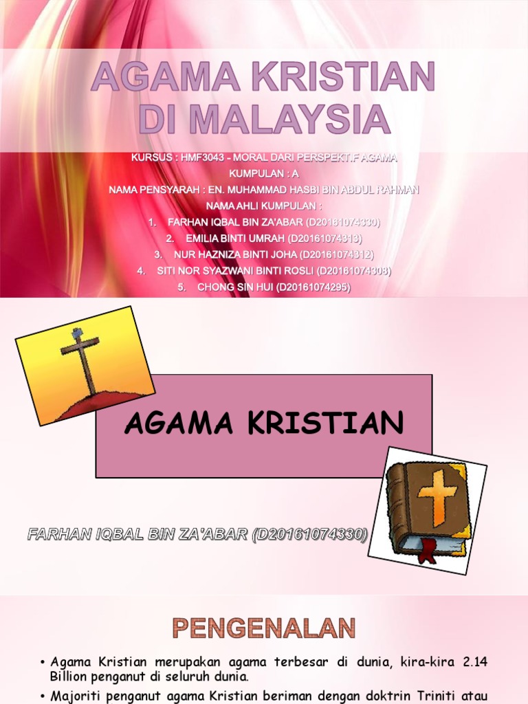 Agama Kristian Di Malaysia Pdf