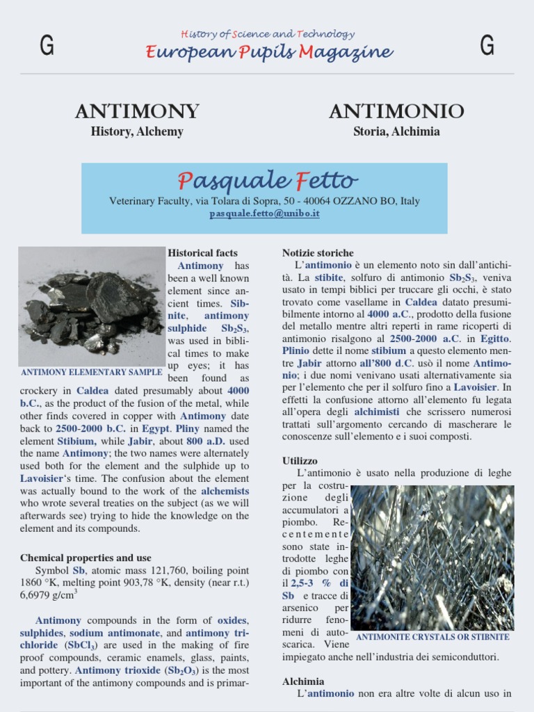 24 Antimonio | PDF