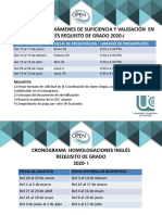 Fechas de Homologaciones y Examen de Suficiencia 2010