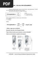 Cálculo de Gotejamento em Soro | PDF | Soro fisiológico | Medicina Clínica