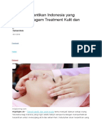9 Klinik Kecantikan Indonesia Yang Tawarkan Ragam Treatment Kulit Dan Wajah