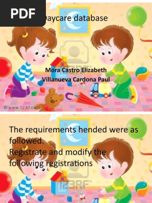 Daycare Database