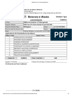 MMS Exam Form Acknowledgment - SHIPU PDF