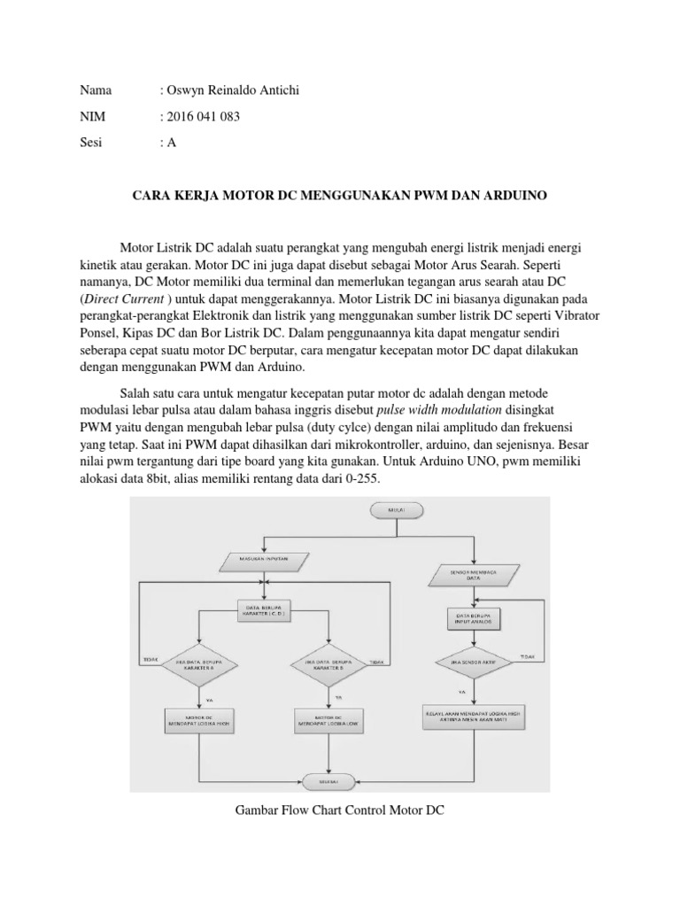 Cara Kerja Motor DC Menggunakan PWM Dan Arduino | PDF | Teknologi ...
