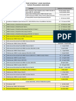 Time Schedule UN 2020