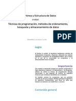 U3 - Técnicas de Programación Almacenamiento de Datos PDF