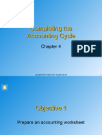Completing The Accounting Cycle Completing The Accounting Cycle