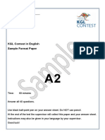 KGL Sample Format Paper A2