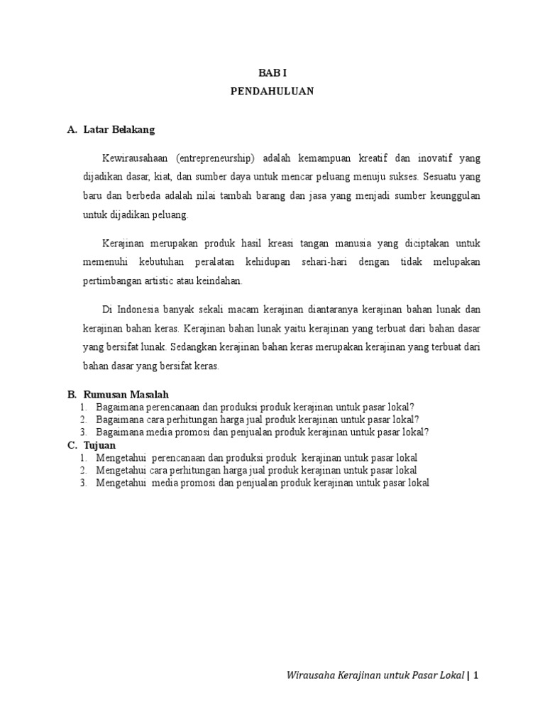 Makalah Prakarya Doc