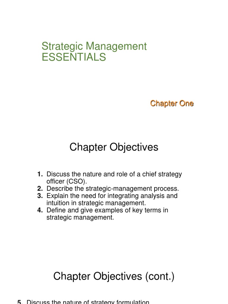Strategic Management Unveiled The Essential Elements - 7j5nppw