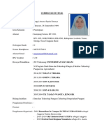 CURRICULUM VITAE (Anggi Anasta)