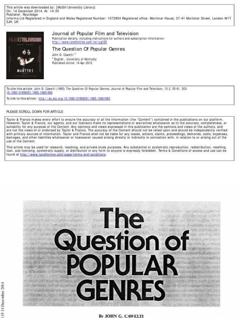 Journal of Popular Film and Television Volume 13 Issue 2 1985 (Doi 10