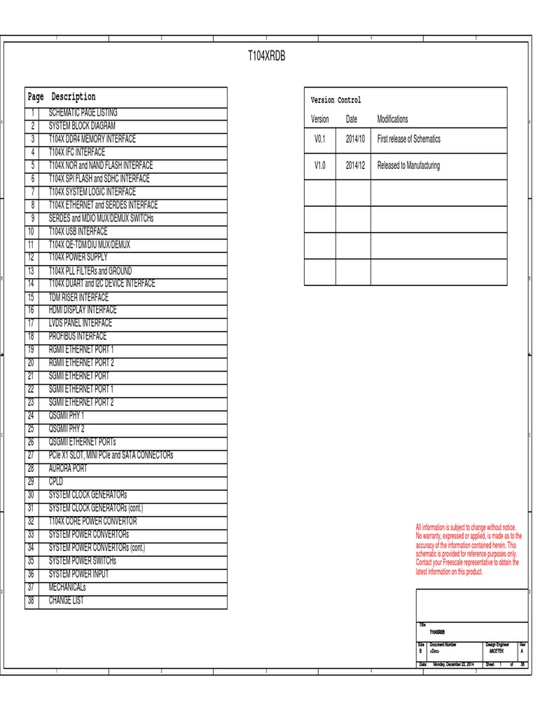 T104XRDB Schematic Overview | PDF | Flash Memory | Computer Data