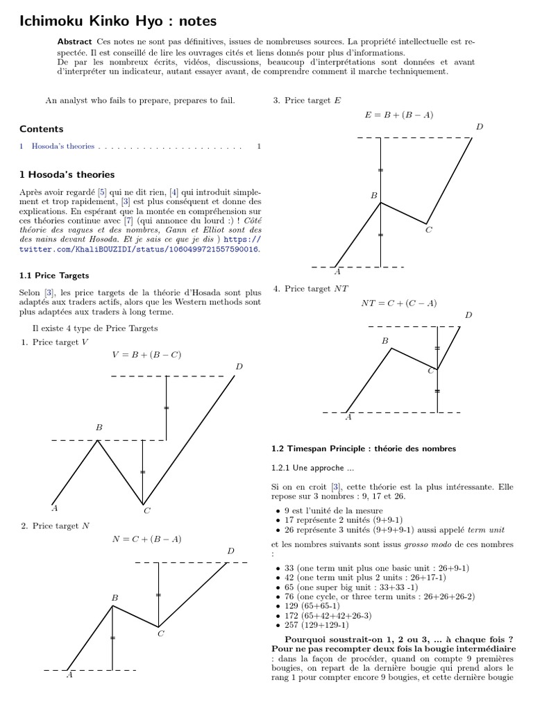 Guide Complet Du Trading Avec Ichimoku Pdf Ichimoku Timespan Theory Nombre9 | PDF | Investir | Analyses