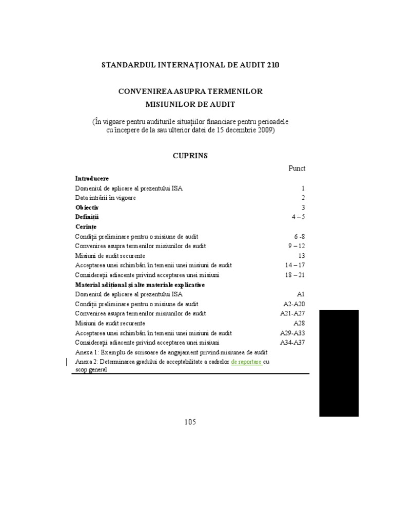 Isa 210 | PDF