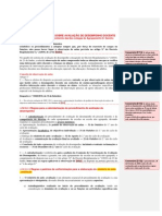 Avaliação docente: legislação e procedimentos