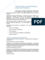 Objetivos y Métodos de La Exploración de Aguas Subterráneas PDF