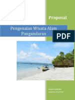 Contoh Proposal Kegiatan Pengenalan Wisata Alam Pangandaran