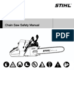 Manual for chain saw safety