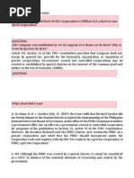 Classification of Corporation